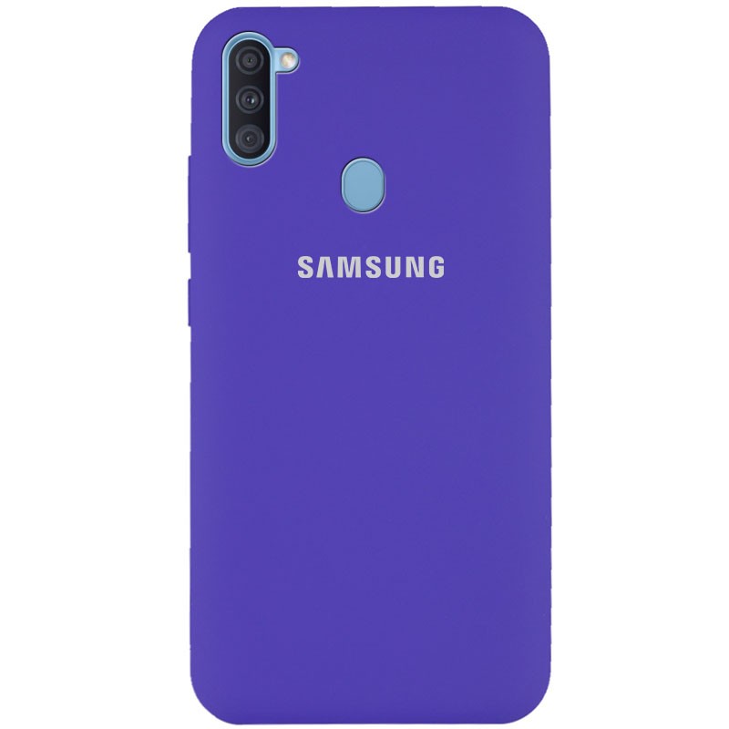 Silicone Cover Full Protective (AA) для Samsung A11/M11 (Purple)-0