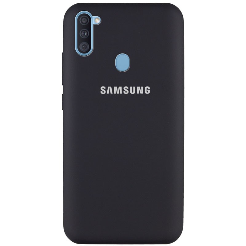 Silicone Cover Full Protective (AA) для Samsung A11/M11 (Black)-0