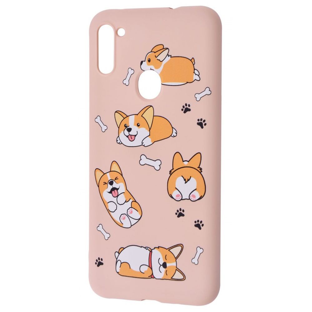 WAVE Fancy для Samsung A11/M11 (A115/M115) (corgi/pink sand)-0