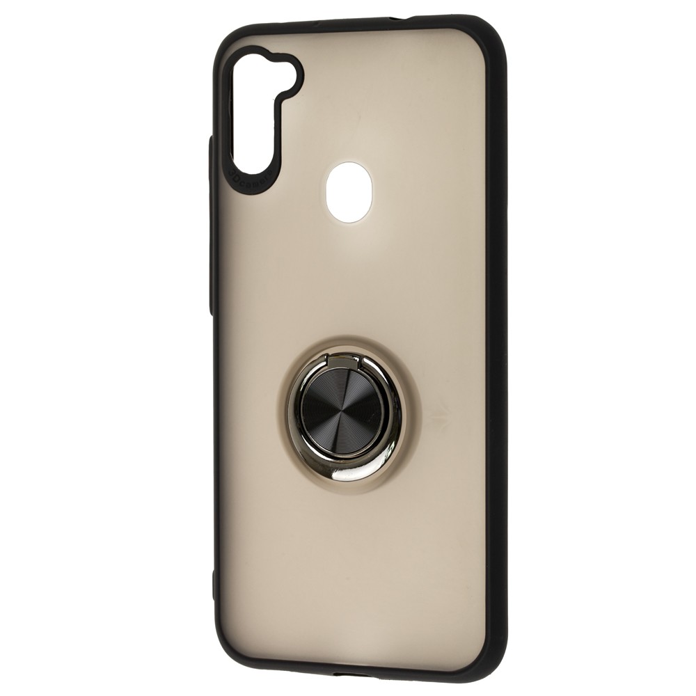 Накладка Totu Ring для Samsung A11/M11 чорна-0