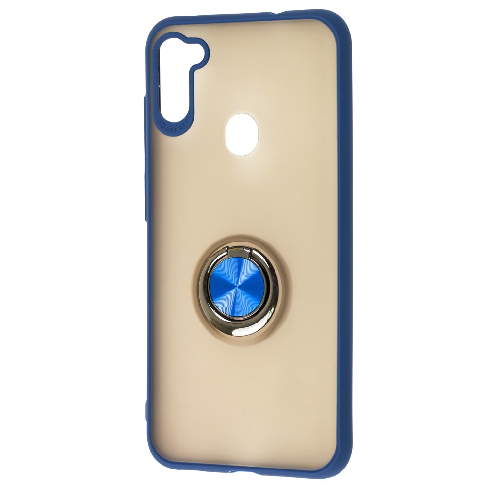Накладка Totu Ring для Samsung A11/M11 синя-0