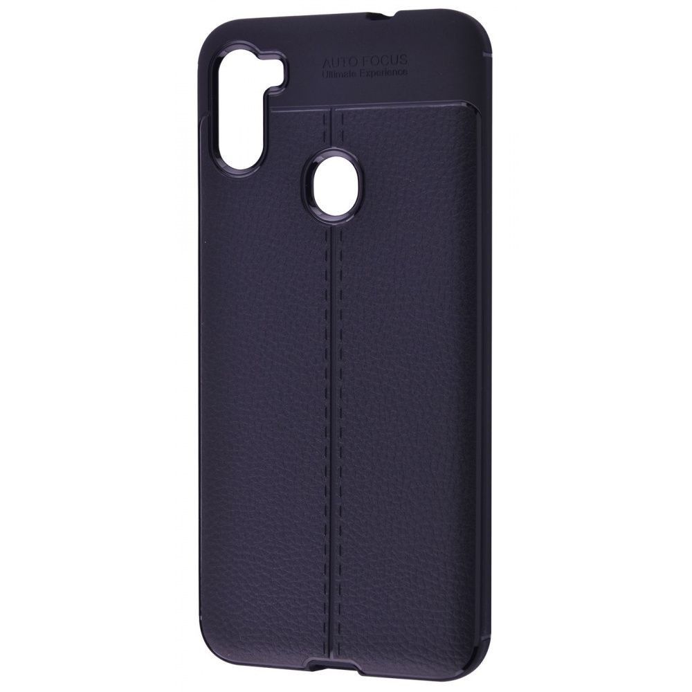 Накладка Ultimate Leather для Samsung A11/M11 чорна-0