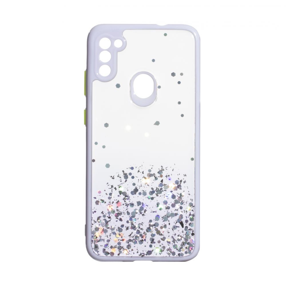Накладка Glitter Bling Sequins для Samsung A11/M11 бузкова-0