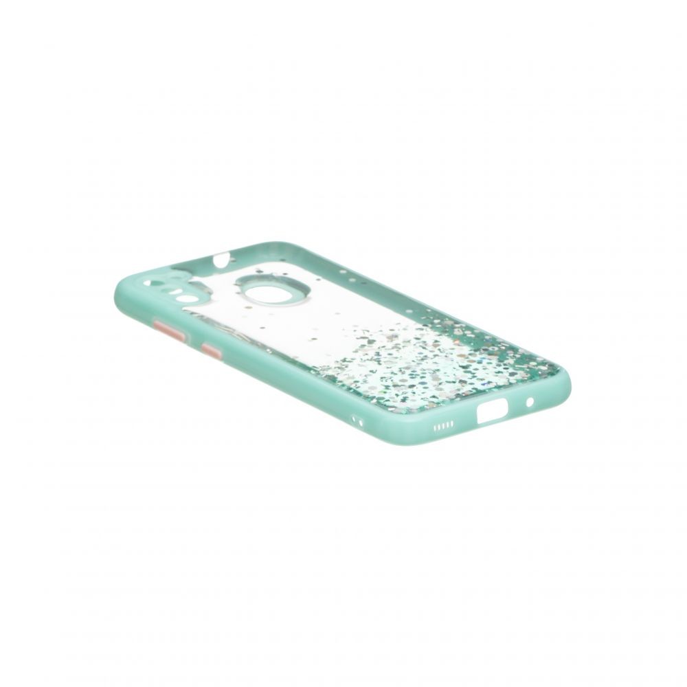 Накладка Glitter Bling Sequins для Samsung A11/M11 бірюзова-1