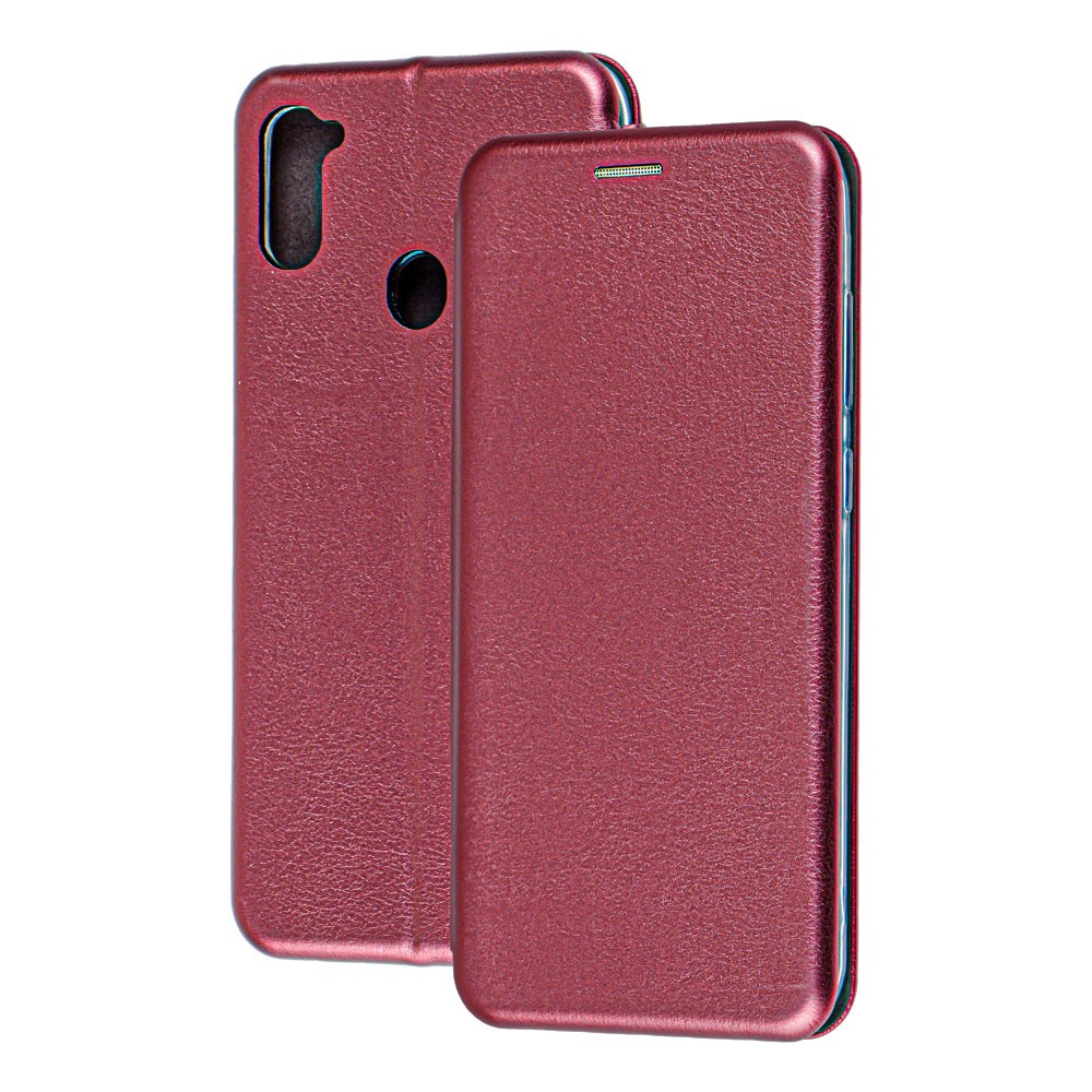 Книжка Premium для Samsung A11/M11 бордова-0