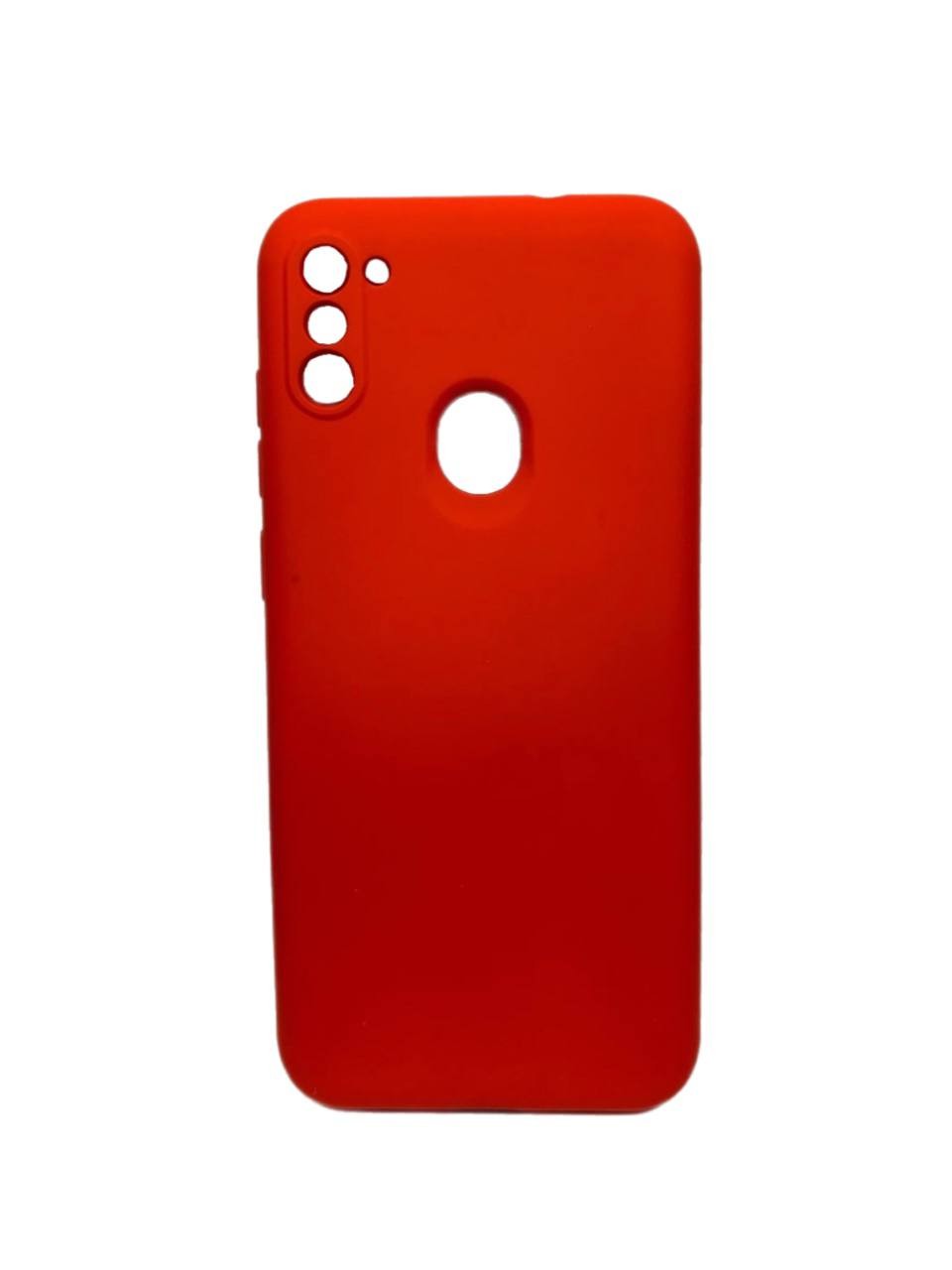 Накладка Soft Touch для Samsung A11/M11 червона-0