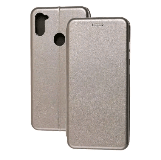 Книжка Premium для Samsung A11/M11 срібна-0