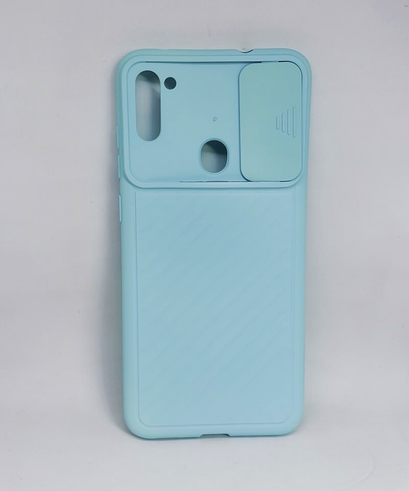 Чохол Camshield для Samsung A11/M11 бірюзова-0