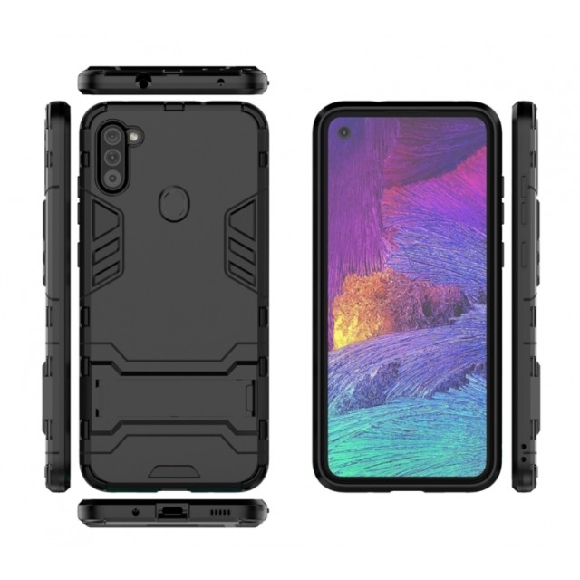 Накладка Hard Defence для Samsung A11/M11 чорна-0