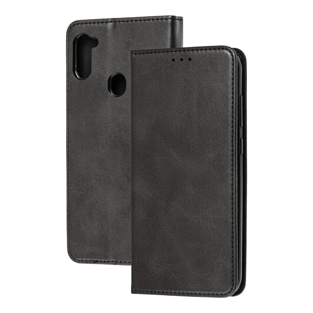 Книжка Black TPU Magnet для Samsung A11/M11 Чорна-0