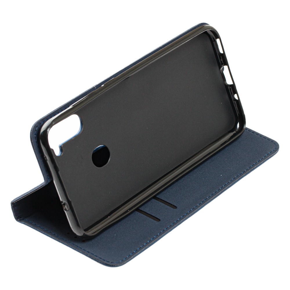 Книжка Black TPU Magnet для Samsung A11/M11 Синя-1