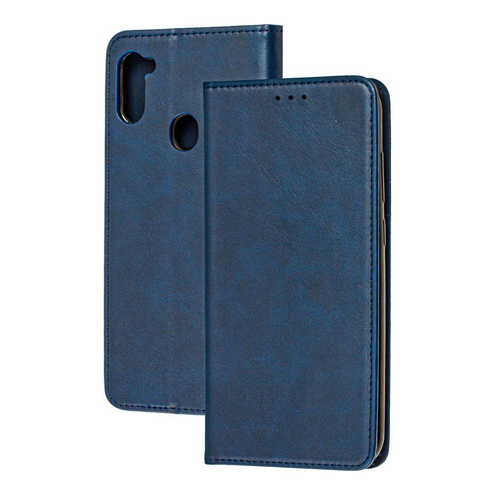 Книжка Black TPU Magnet для Samsung A11/M11 Синя-0
