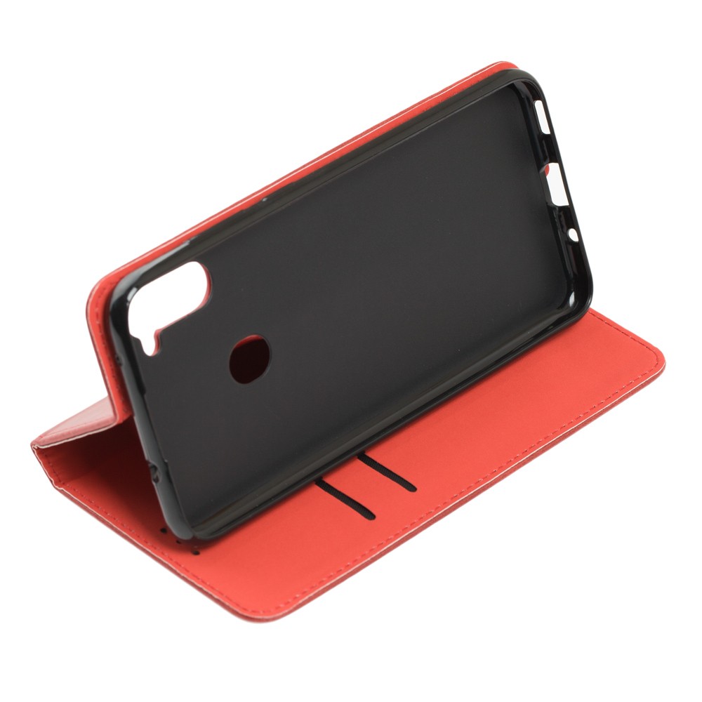 Книжка Black TPU Magnet для Samsung A11/M11 Червона-1