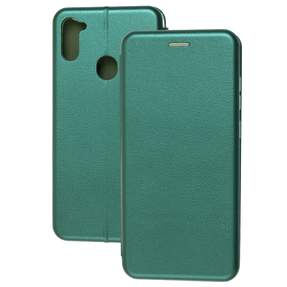 Книжка Premium для Samsung A11/M11 зелена-0