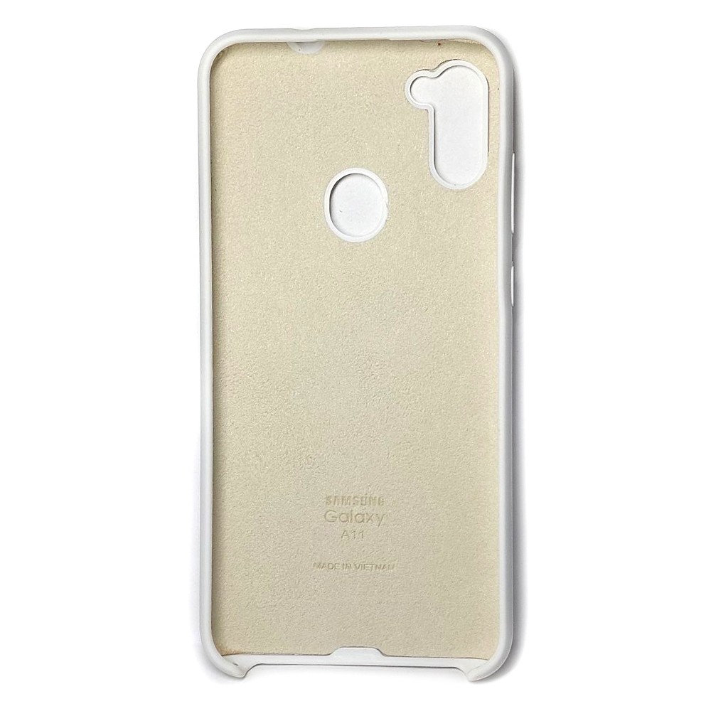 Silicone Case для Samsung A11/M11 White-1