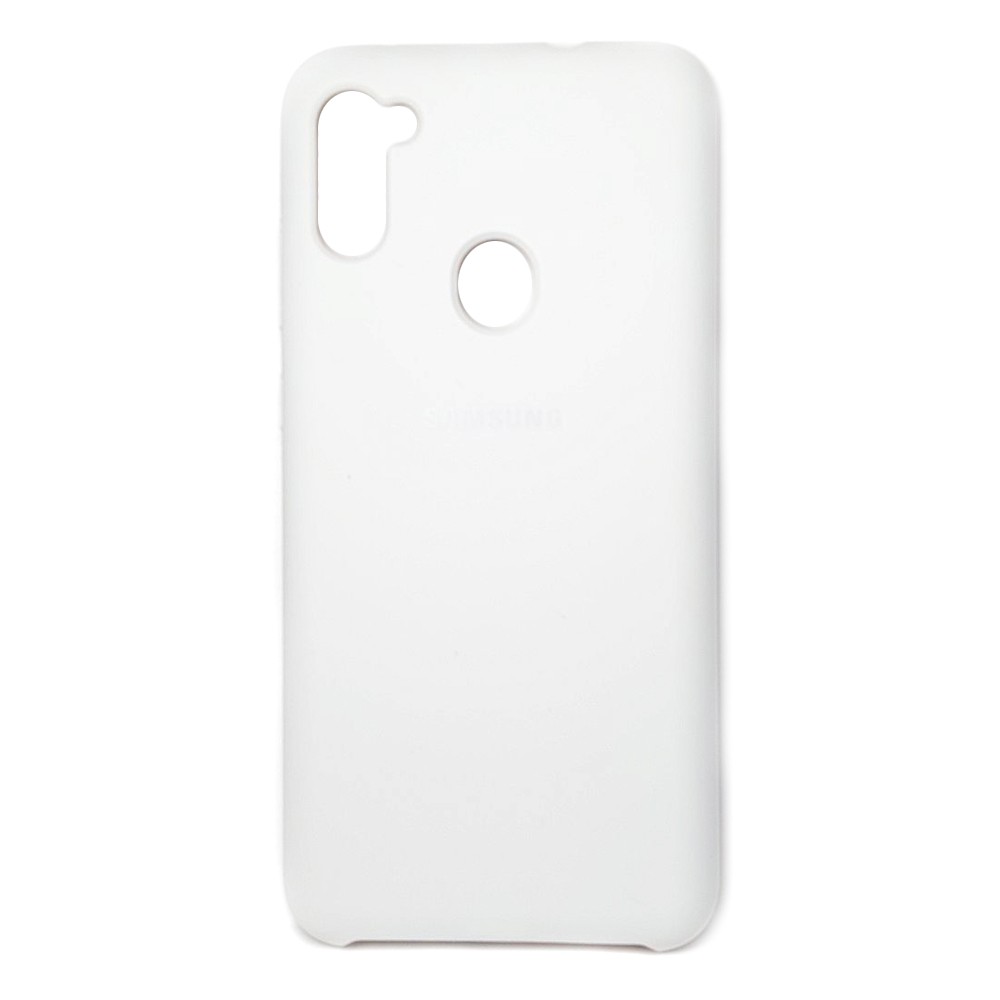Silicone Case для Samsung A11/M11 White-0