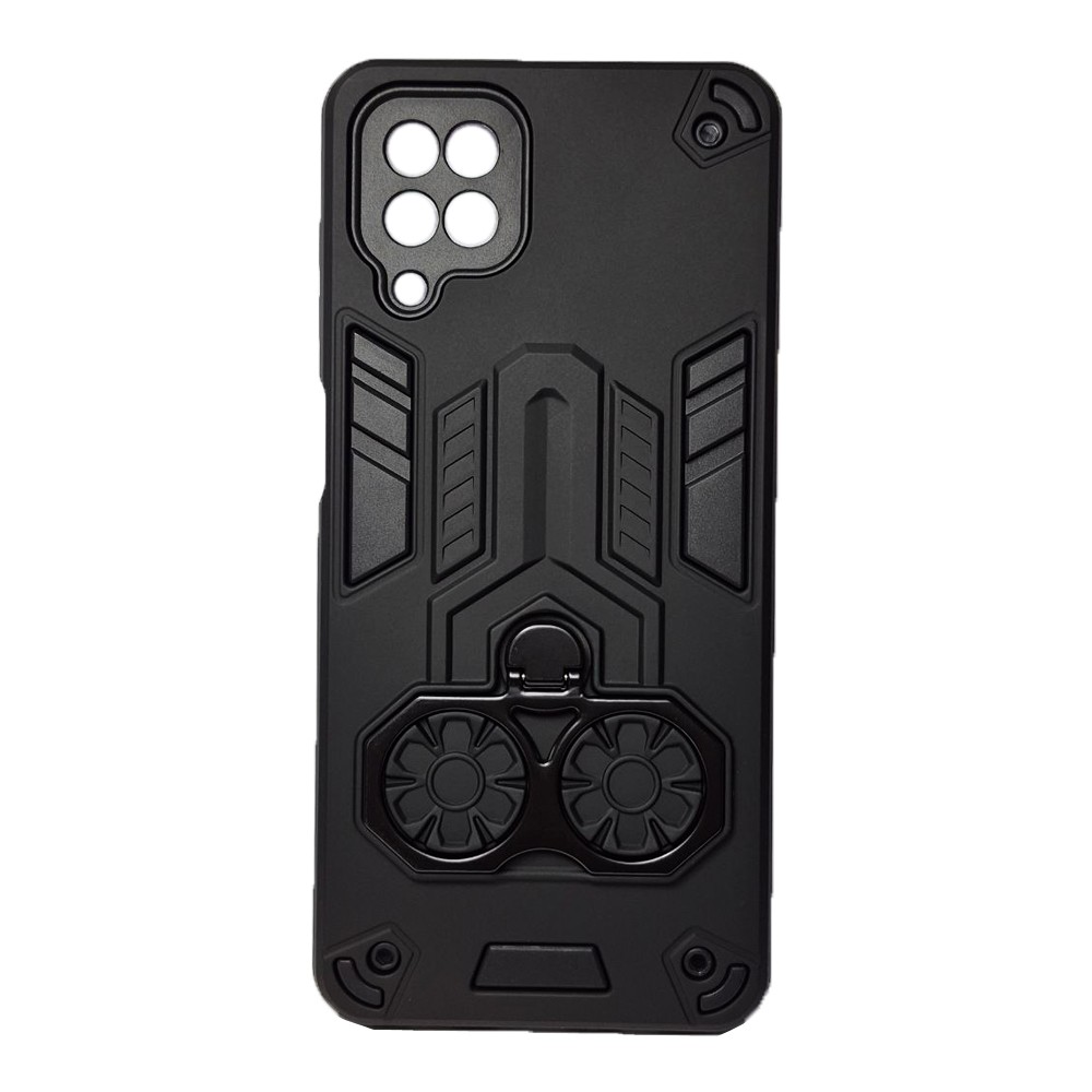 Чохол Armor Shield with Ring Holder для Samsung A12 / M12 чорний-0