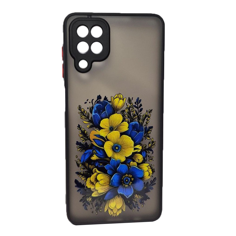 Накладка Totu Gingle Print для Samsung A12/M12 Квіти-0