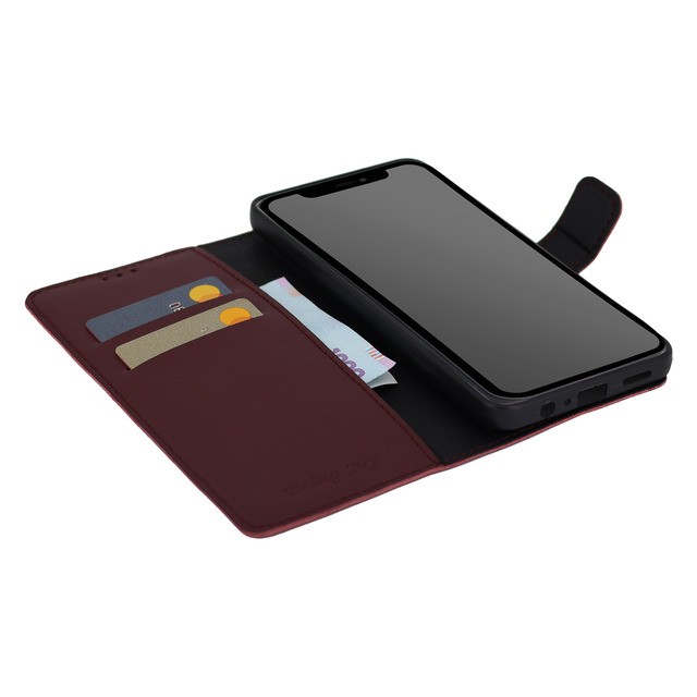 Книжка Bring Joy для Xiaomi Redmi Note 10 Pro бордова-1