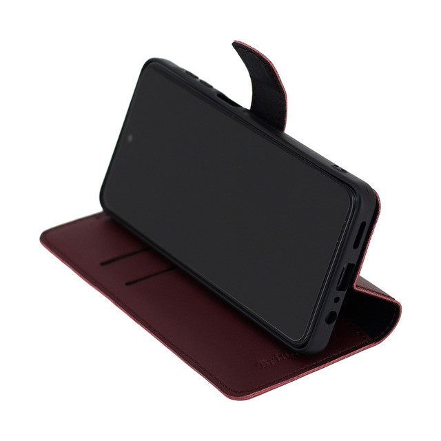 Книжка Bring Joy для Xiaomi Redmi Note 10 Pro бордова-2