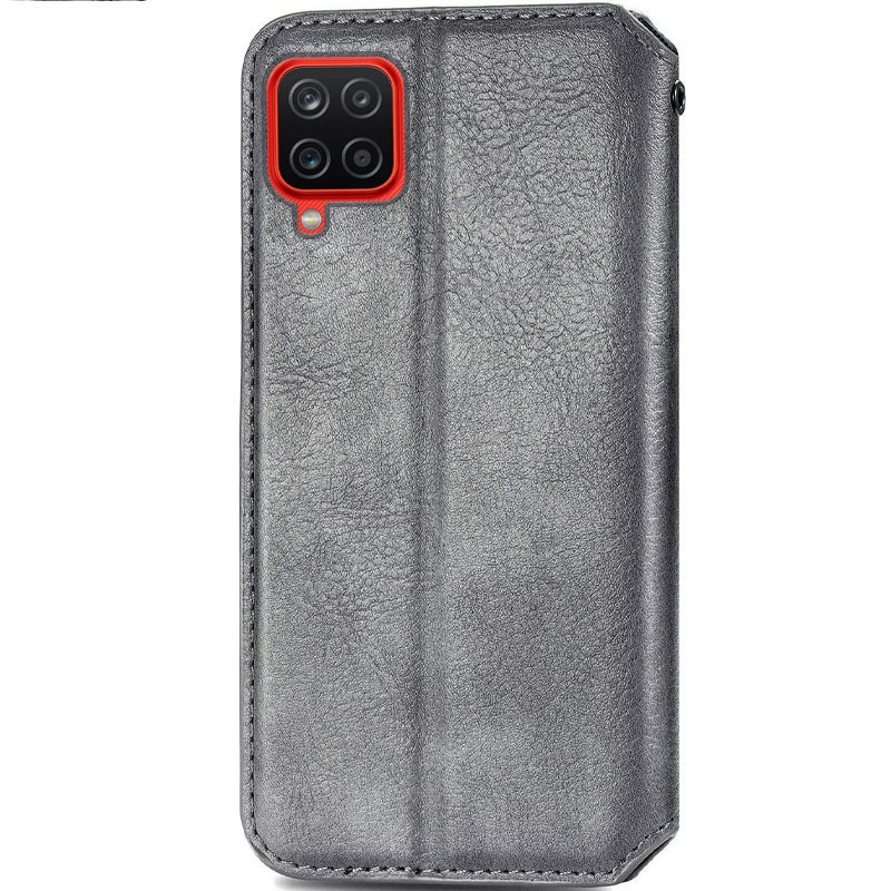 Книжка GETMAN Cubic для Samsung A12/M12 сіра-1