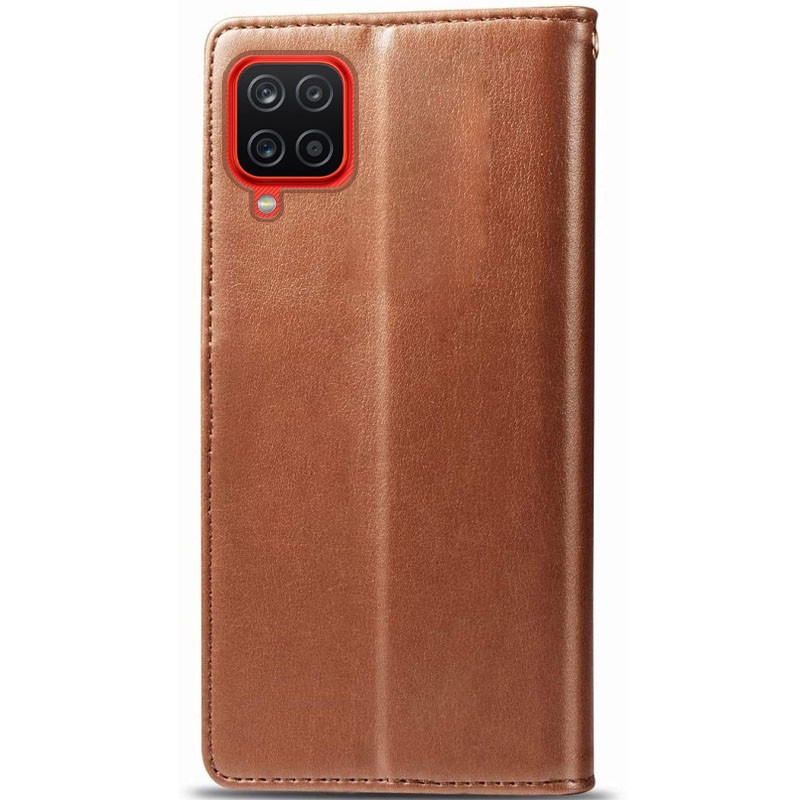 Книжка GETMAN Gallant для Samsung A12 / M12  коричнева-1
