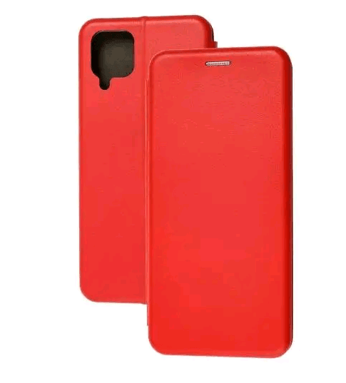 Книжка Premium для Samsung A12 / M12 червона-0
