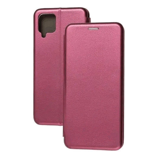 Книжка Premium для Samsung A12 / M12 бордова-0