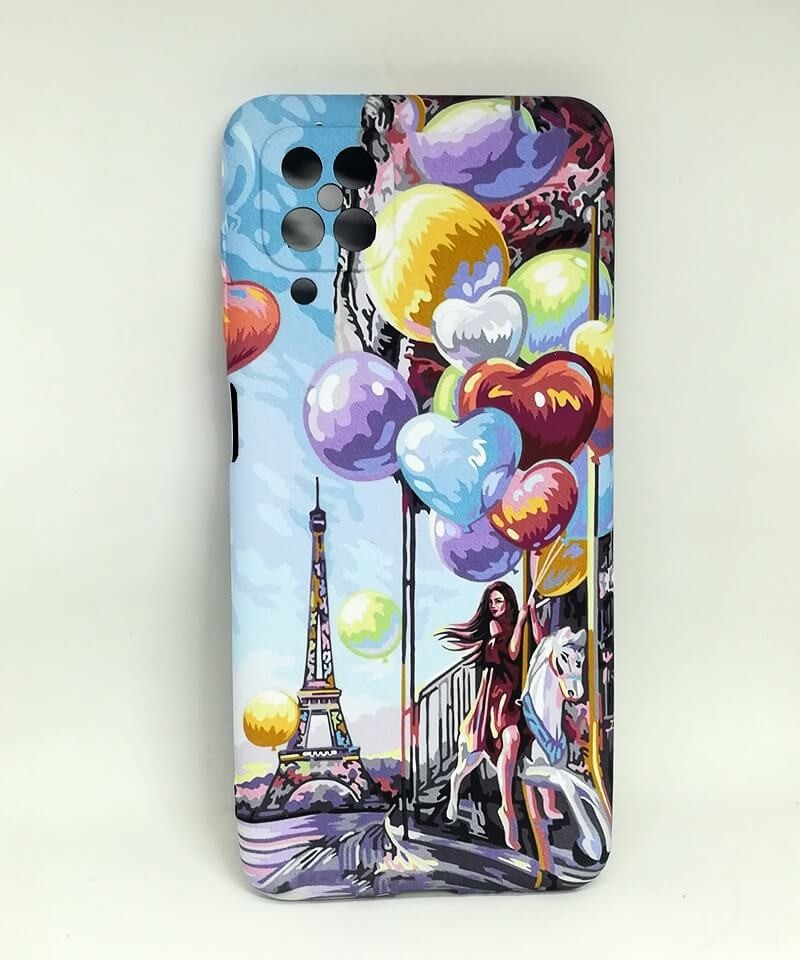 Накладка MATTE FLUORO для Samsung A12 Кульки-0