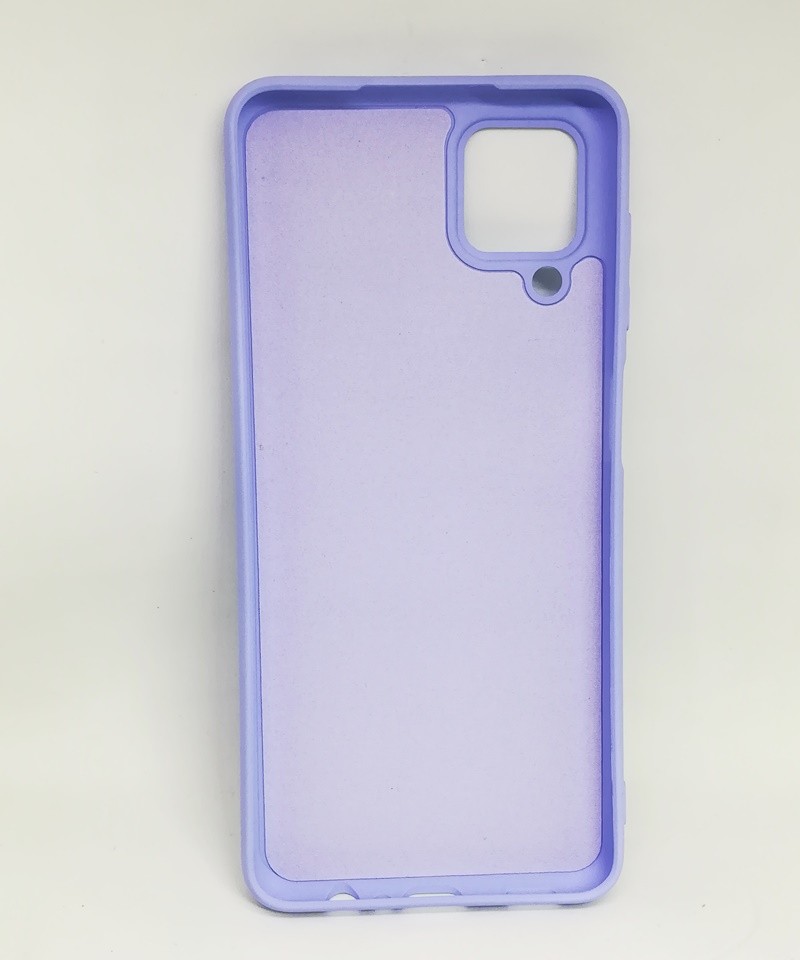 Накладка MiaMi Cartoon для Samsung A12 Violet Kitty-1