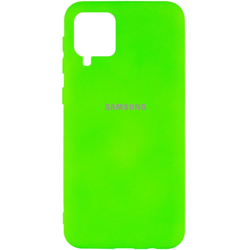 Silicone Cover My Color Full Protective (A) для Samsung A12 (Neon Green)-0
