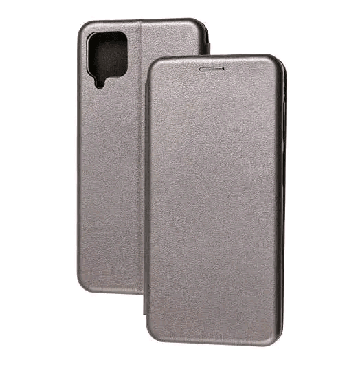 Книжка Premium для Samsung A12 / M12 срібна-0