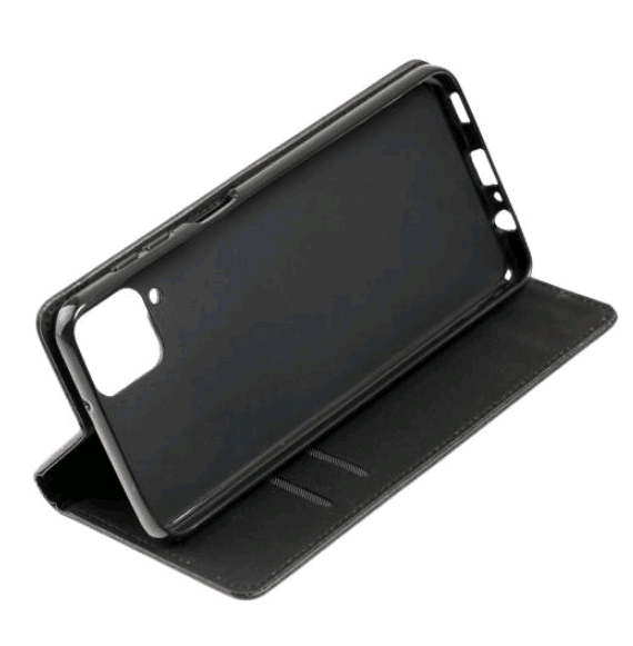 Книжка Black TPU Magnet для Samsung A12 / M12 чорна-1