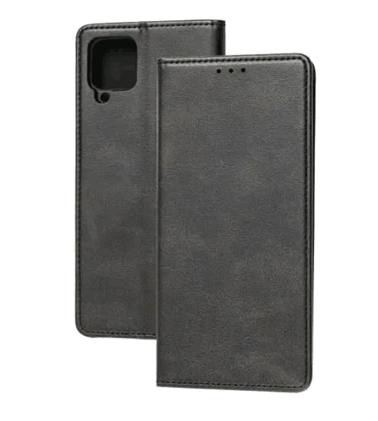 Книжка Black TPU Magnet для Samsung A12 / M12 чорна-0