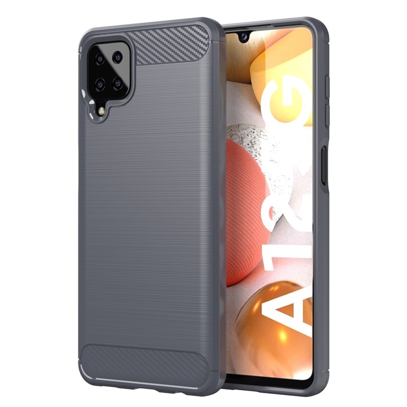 Накладка Ultimate Experience для Samsung A12 сіра-0