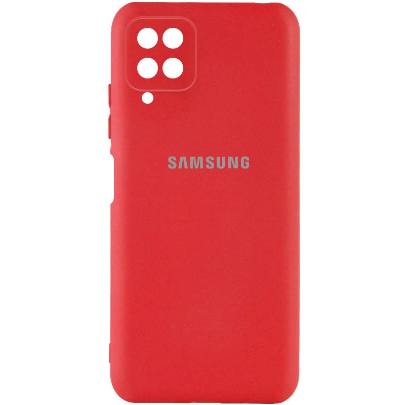 Silicone Cover My Color Full Camera (A) для Samsung A12 / M12 (Red)-0