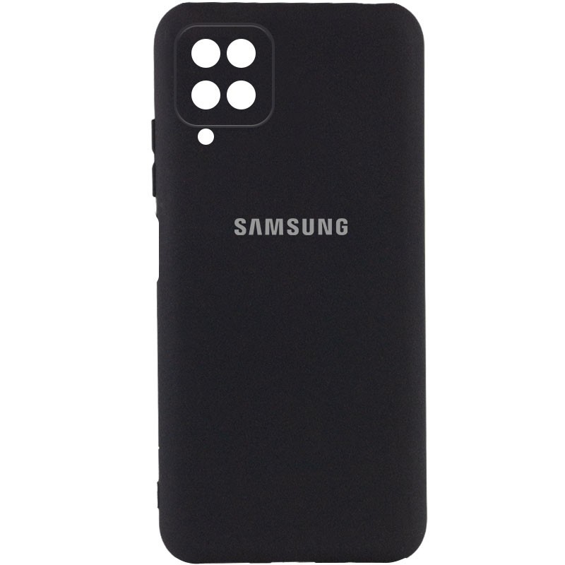 Silicone Cover My Color Full Camera (A) для Samsung A12 / M12 (Black)-0