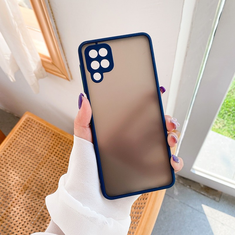 Накладка Totu Gingle Camera для Samsung A12/M12 синя-0