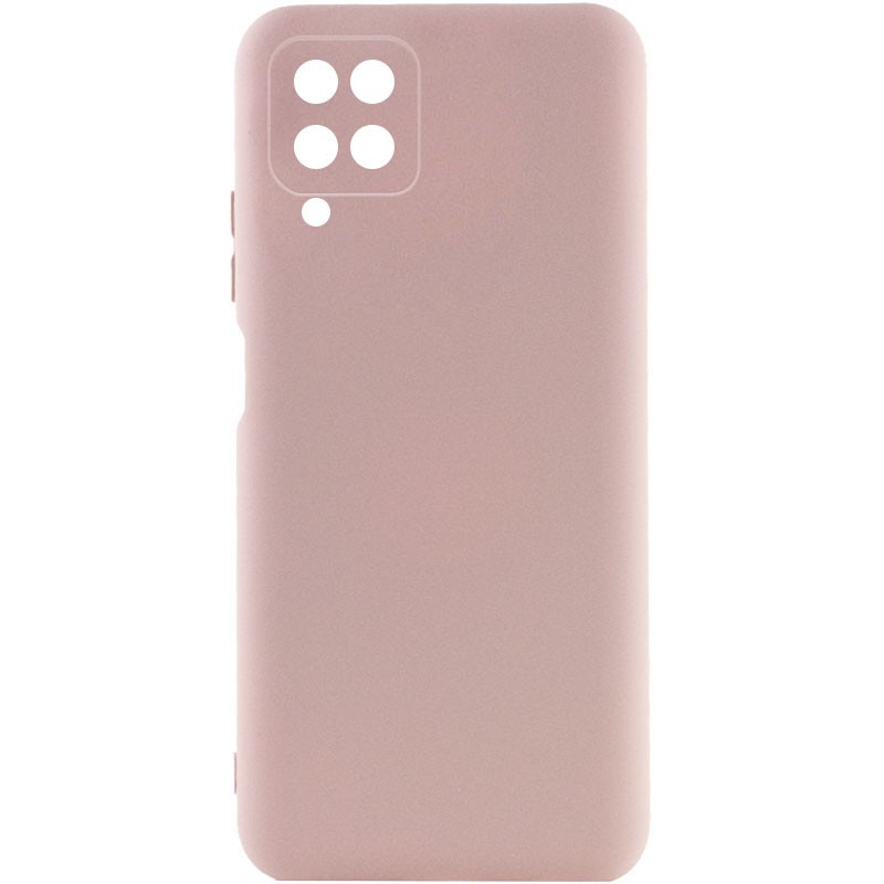 Silicone Cover Full Camera without Logo (A) для Samsung A12/M12 (Pink sand)-0