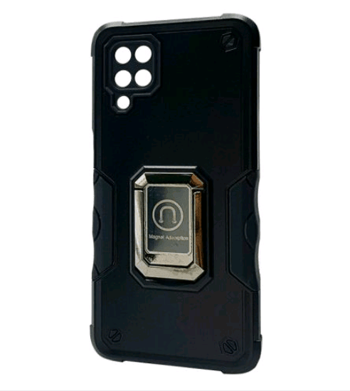 Накладка ANTIBROKEN для Samsung A12/M12 (Чорна)-0