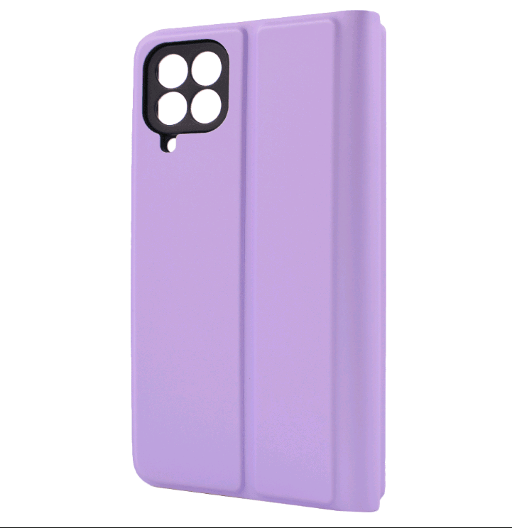 Книжка Shell Case для Samsung A12/M12 (Light purple)-1