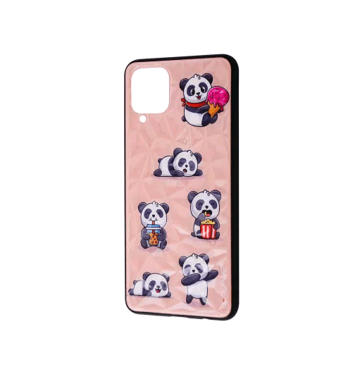 Накладка WAVE Majesty для Samsung A12/M12 (baby panda/light pink)-0