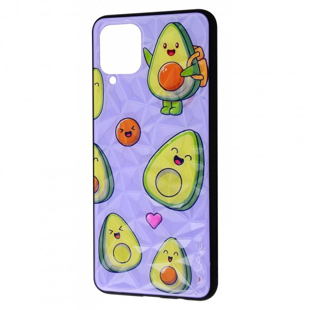 Накладка WAVE Majesty для Samsung A12/M12 (avocado/light purple)-0