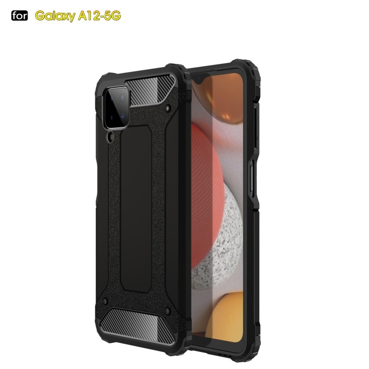 Накладка Armor для Samsung A12 / M22 Чорна-0
