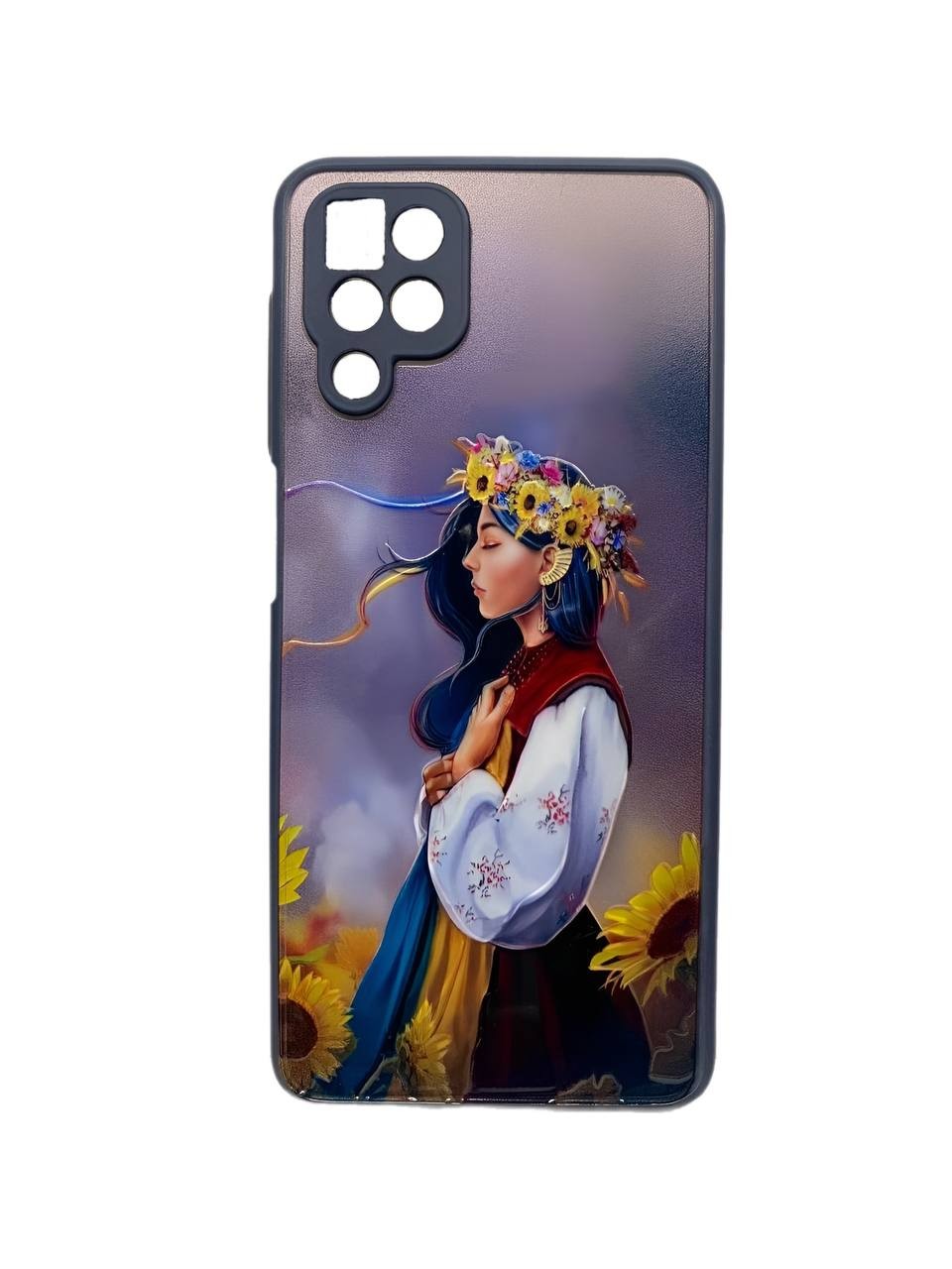 Накладка Totu Gingle Print для Samsung A12/M12 (Дівчина та соняхи)-0
