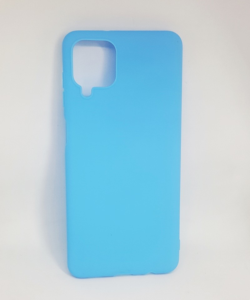 Накладка TPU Soft case для Samsung A12 синя-0