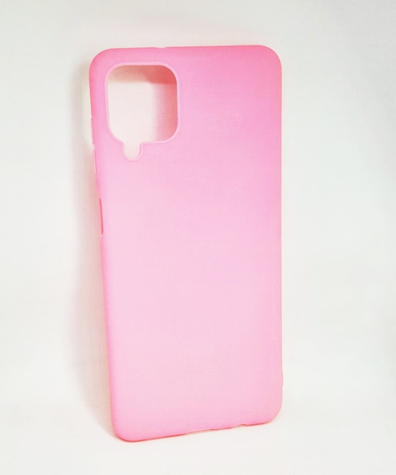 Накладка TPU Soft case для Samsung A12 рожева-0