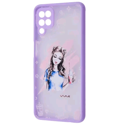 WAVE Cartoon Case Samsung A12  (girly lifestyle)-0