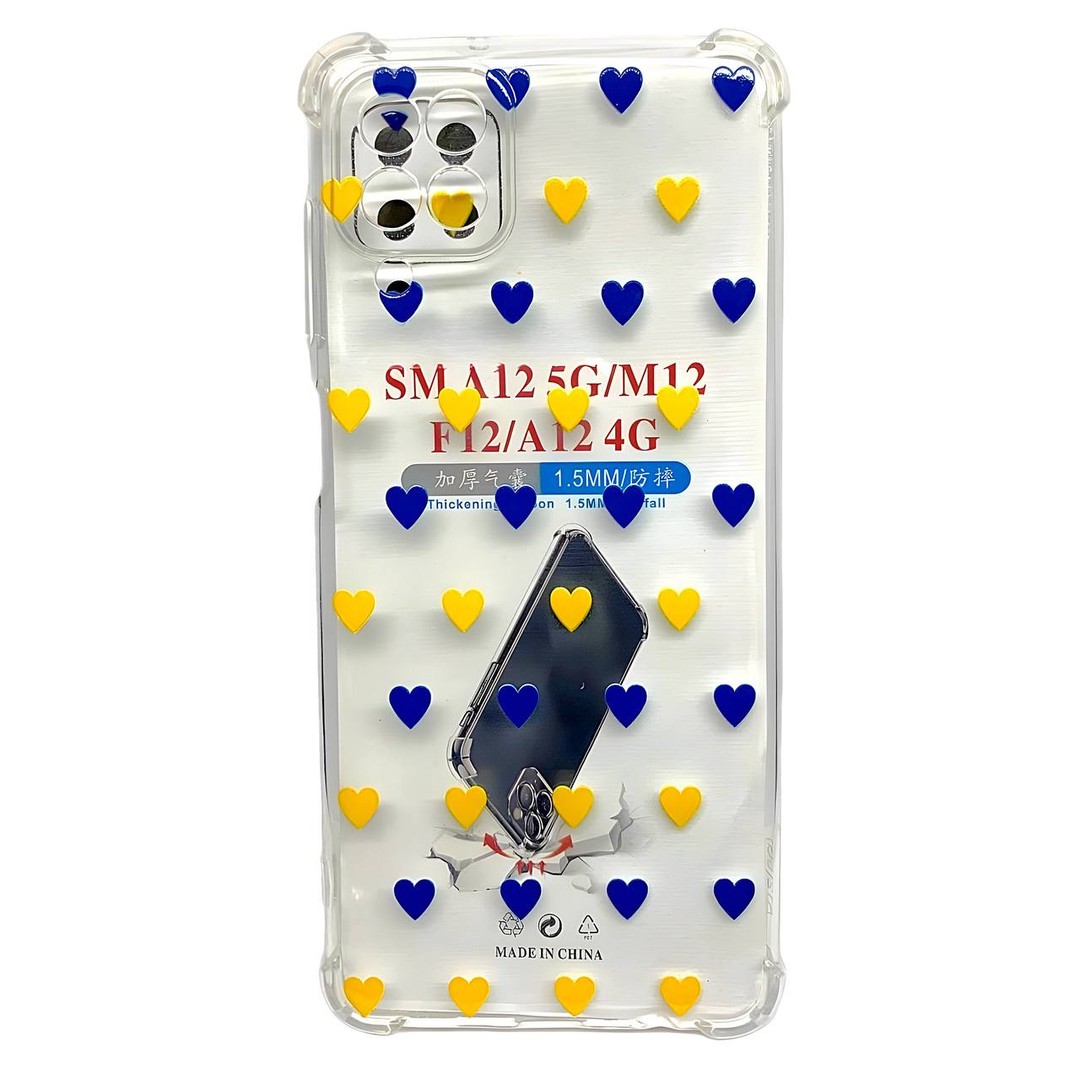 Накладка  WAVE Patriot Clear Case для Samsung A12/M12 (ua hearts)-0