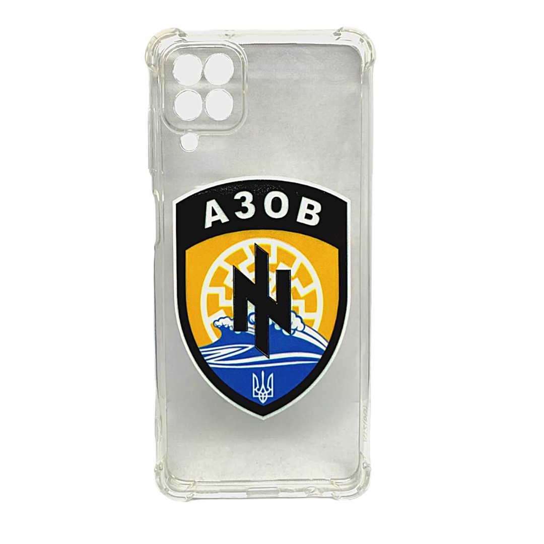 Накладка  WAVE Patriot Clear Case для Samsung A12/M12 (azov)-1